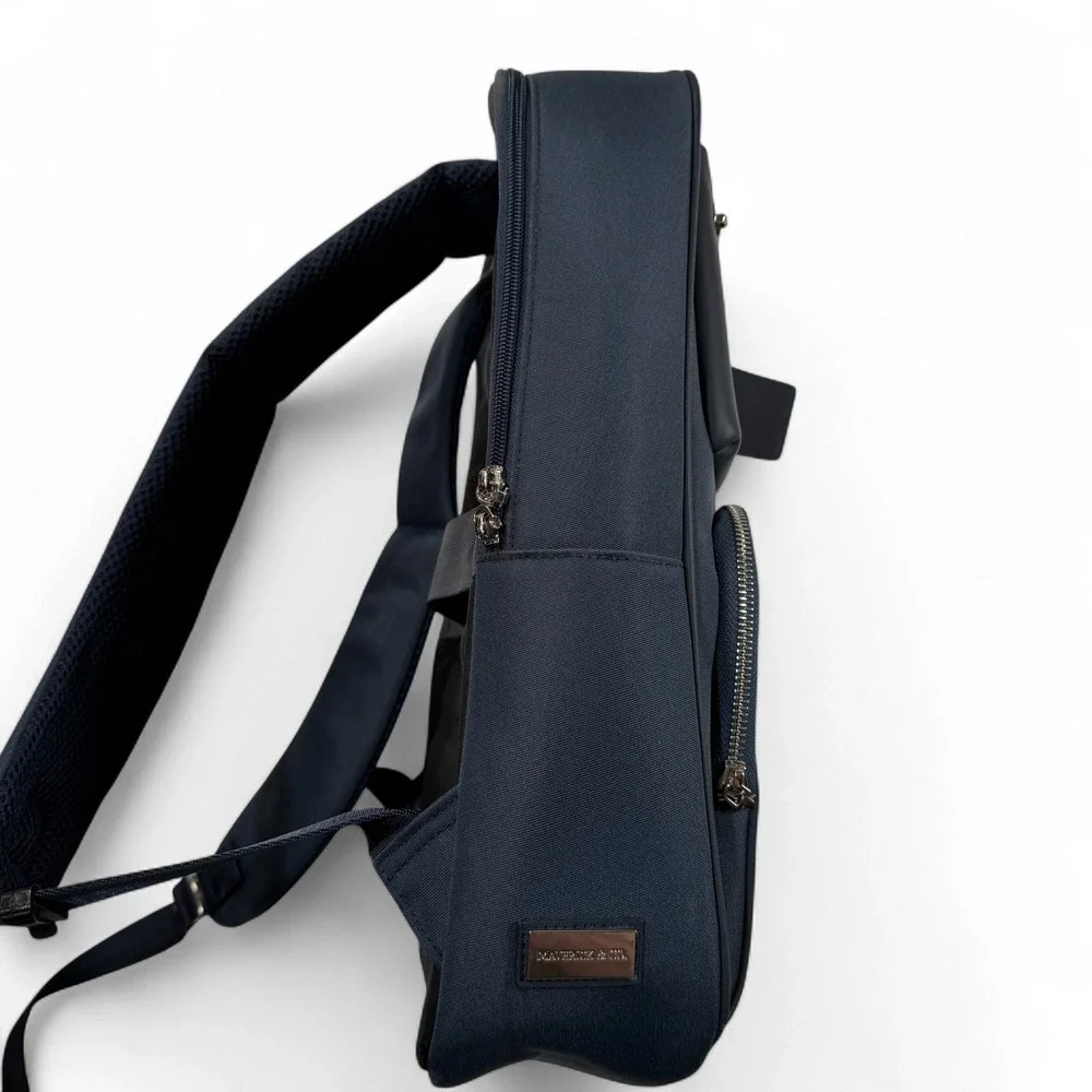 Maverick & Co Backpack Explorer Light Business‎ Travel Laptop Bag Navy Blue